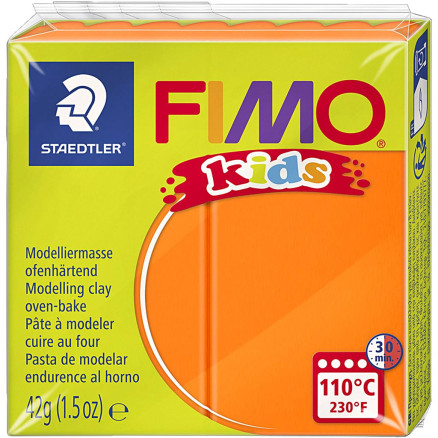 FIMO® Kids ler, orange, 42g/ 1 pk.