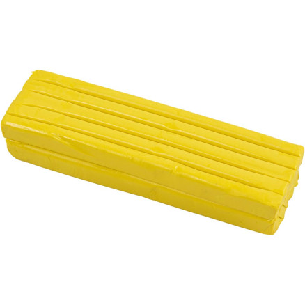Gul modellervoks 500g - Kreativ DIY tilbehør