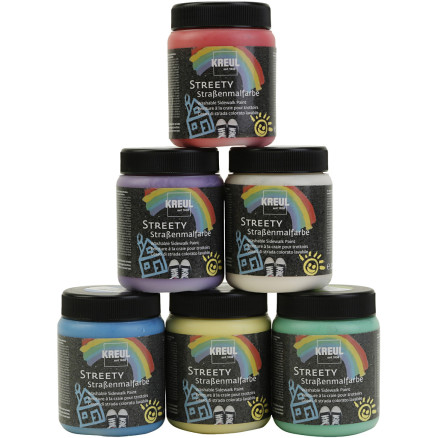 Gadekridt Maling - 6x200ml til Kreativ Street Art