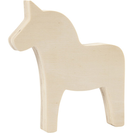 Hest, H: 13 cm, B: 12 cm, 1 stk.