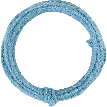 Jute wire, tykkelse 2-4 mm, himmelblå, 3m/ 1 pk.