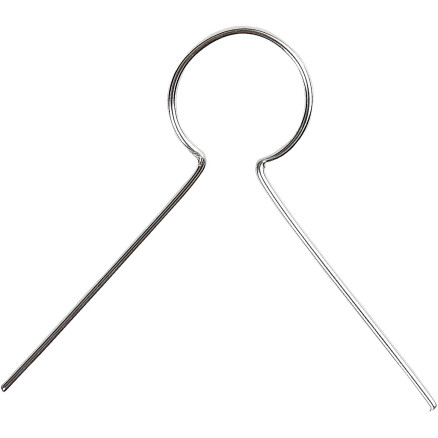 Ophæng, L: 22 mm, hulstr. 8 mm, forsølvet, 50stk./ 1 pk.