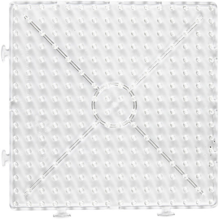 Klar Jumbo Perleplade 15x15 cm - Kreativ DIY!