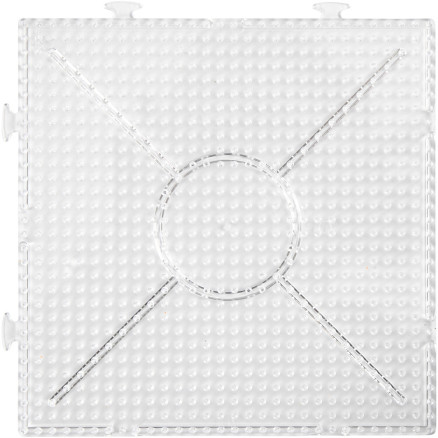 Photo Pearls Perleplade, stor samlefirkant, str. 15x15 cm, medium, klar, 2 stk./ 1 pk.