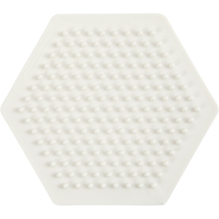 NABBI BioBeads Perleplade, Sekskant, 8,5x8,5 cm - 1 stk.