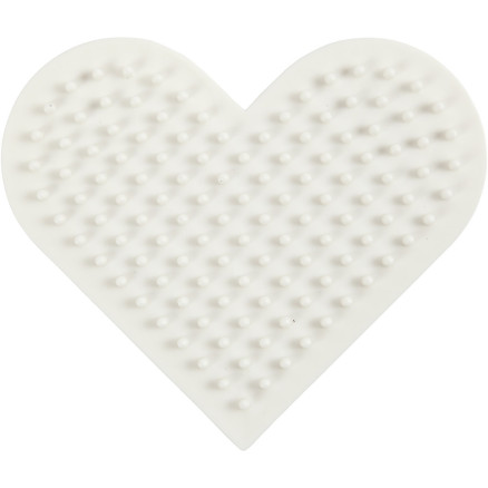 NABBI BioBeads Perleplade Lille Hjerte - Bionedbrydelig 1 stk.