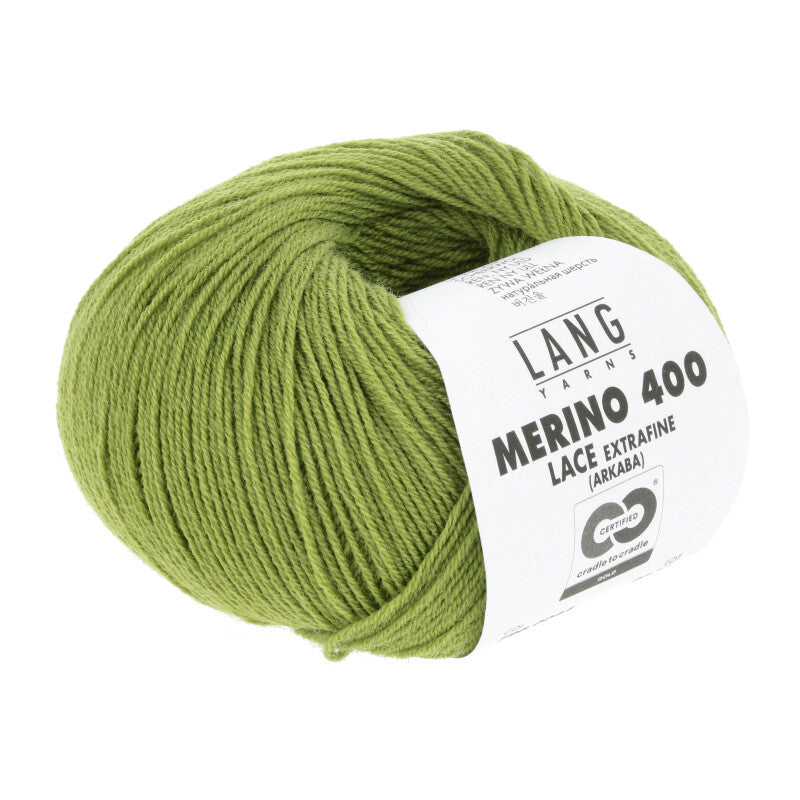 Lang Yarns Merino 400 Lace - Lime - 0044