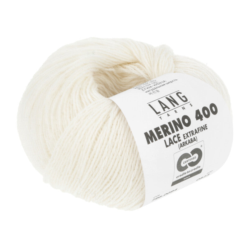 Lang Yarns Merino 400 Lace - Off White - 0094