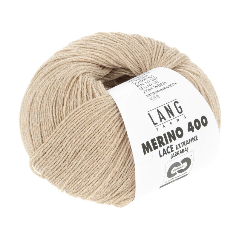 Lang Yarns Merino 400 Lace - Beige - 0326