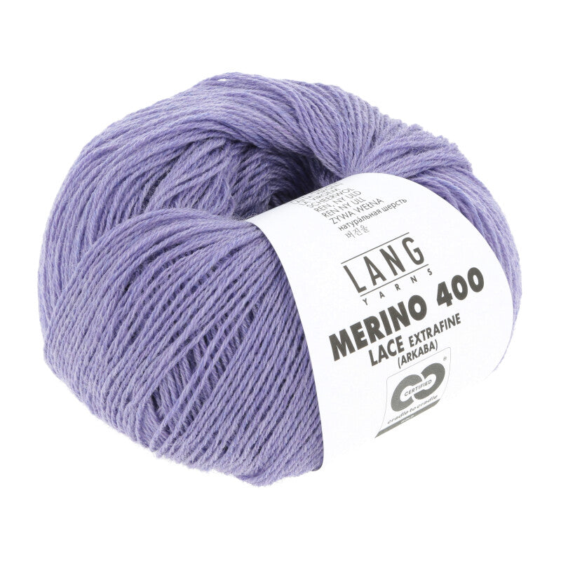 Lang Yarns Merino 400 Lace - Lavender - 0346