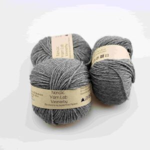 Vimmerby Grey 0463 Garn fra Nordic Yarn Lab - Blødt og Lunt