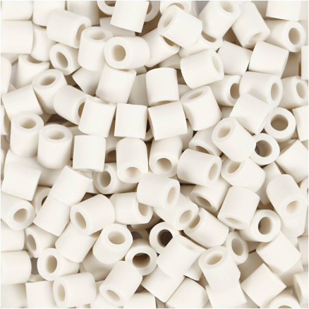 NABBI BioBeads Rørperler, str. 5x5 mm, hulstr. 2.5 mm, medium, gul, 1000 stk./ 1 pk.