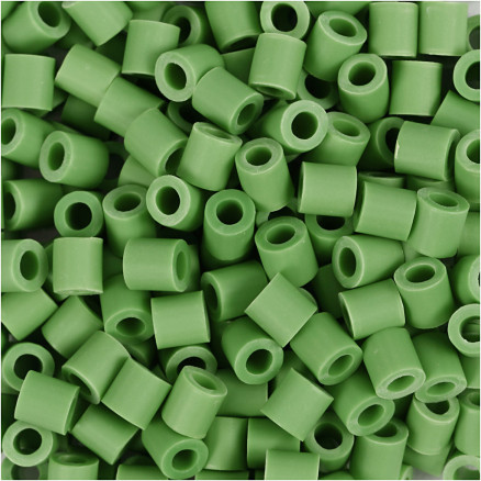 NABBI BioBeads Rørperler, str. 5x5 mm, hulstr. 2.5 mm, medium, grøn, 3000 stk./ 1 pk.