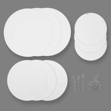 Uro, diam. 12+15+18 cm, 300 g, 4sæt/ 1 pk.