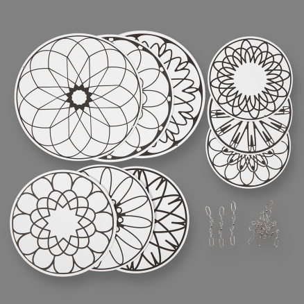 Uro med print, diam. 12+15+18 cm, 300 g, 3sæt/ 1 pk.
