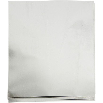 Prægefolie, A5, ark 148x210 mm, tykkelse 0,9 mm, sølv, 10stk./ 1 pk.
