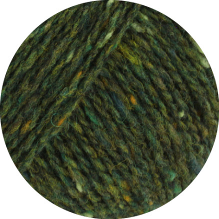 Lana Grossa Landlust Soft Tweed 180 Garn 107 Mørkegrøn