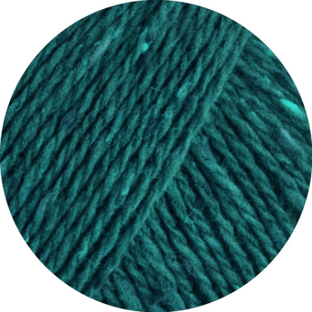 Lana Grossa Landlust Soft Tweed 180 Garn 130 Petroleumsgrøn