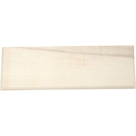 Træskilt, str. 10x30 cm, tykkelse 1 cm, 1 stk.