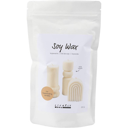 Soyavoks, Til fritstående lys, creme, 250g/ 1 pk.