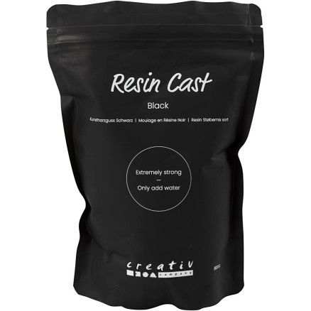 Resin Støbemix Sort, sort, 800g/ 1 pk.