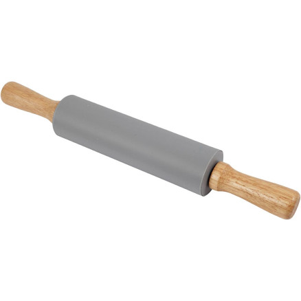 Kagerulle, L: 38 cm, diam. 5,5 cm, grå, 1 stk.