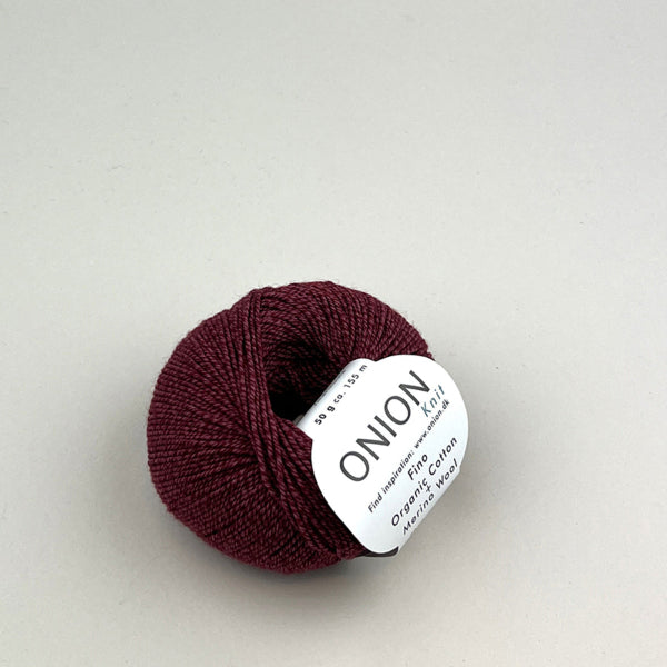 Onion Fine Organic Cotton + Merino - Vinrød - 541