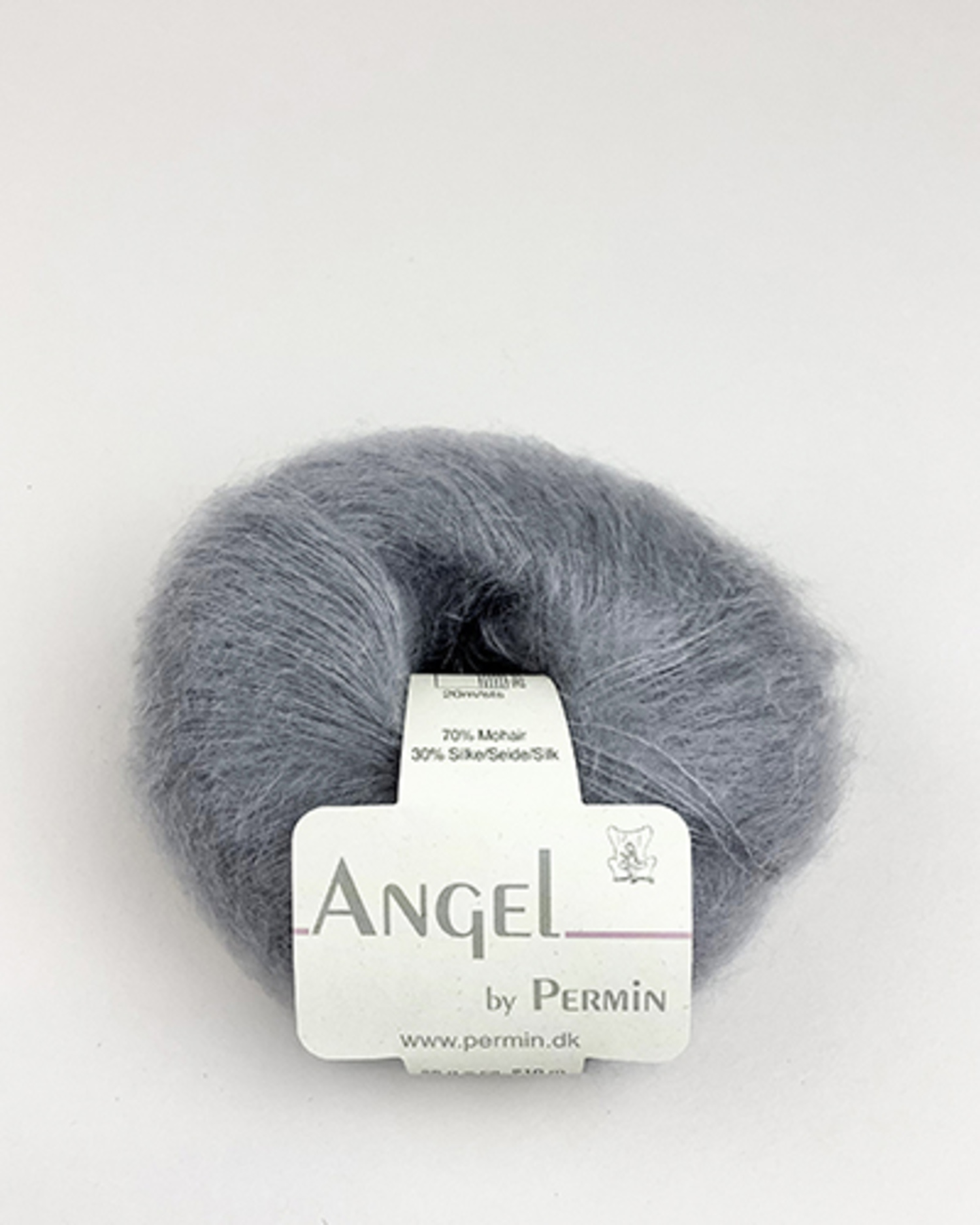 Angel Permin - Mohair og silkegarn - 8841108 Askegrå