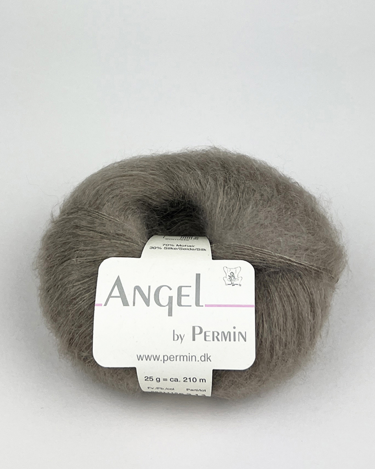 Angel Permin - Mohair og silkegarn - 8841116 Sandsten