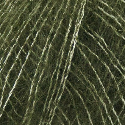 Onion Silk + Kid mohair - Grøn oliven - 07