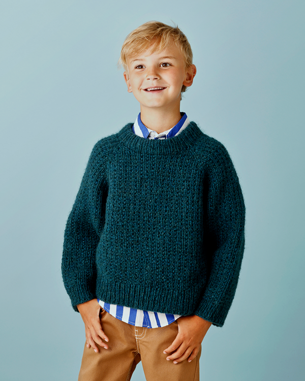 Sweater i struktur (digital opskrift)
