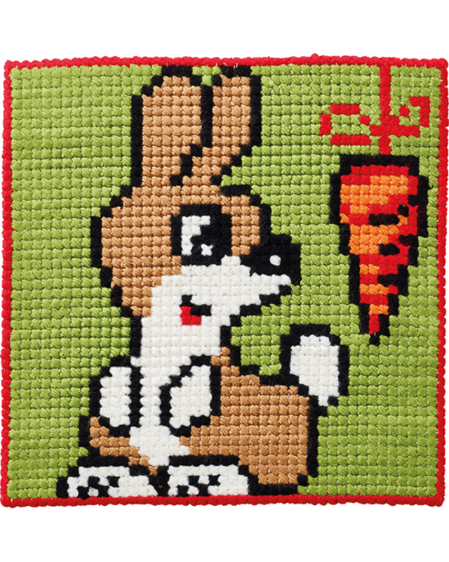 Broderi Kit - Børnestramaj Brun Kanin