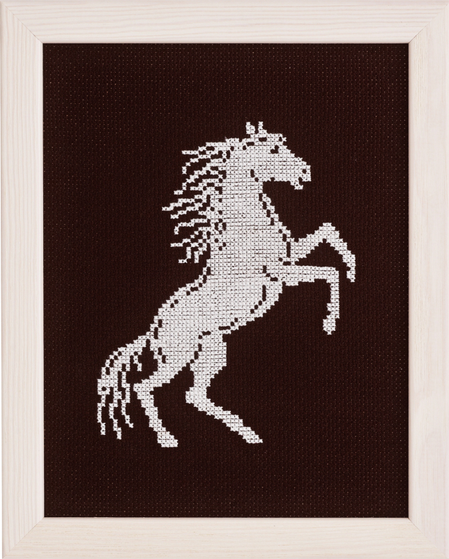Broderi Kit - Stejlende Heste