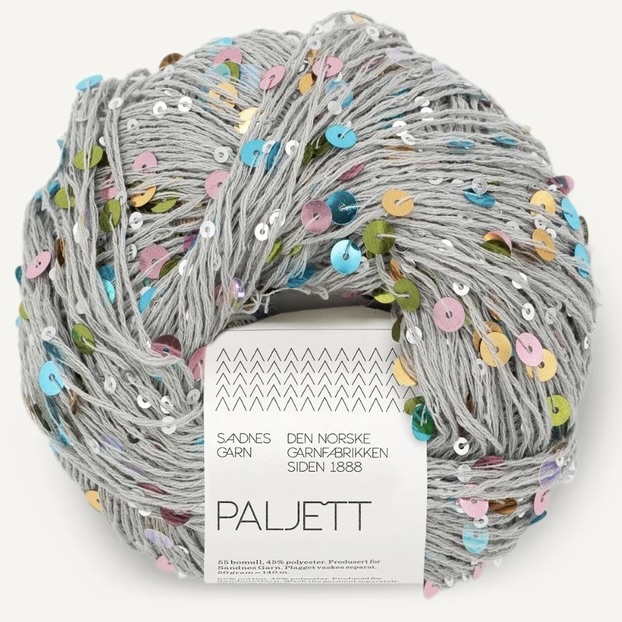 Paljett Unicorn Twinkle 1121 - Glittergarn til kreative projekter