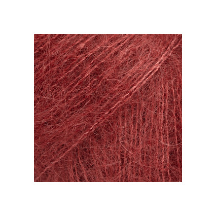 DROPS Kid-Silk Garn Unicolor 68 Maroon - Eksklusivt Garn