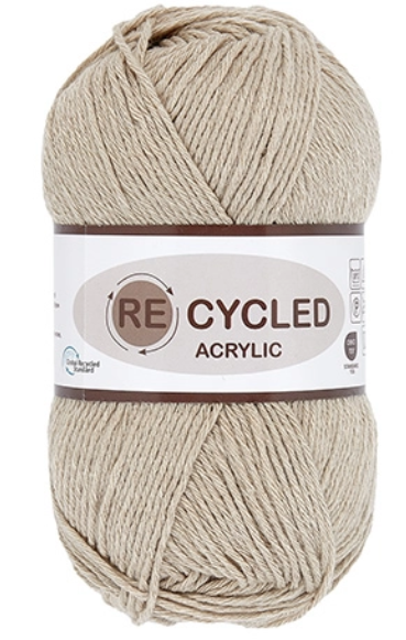 REcycled Acrylic, lys beige, 100 g, nr. 16