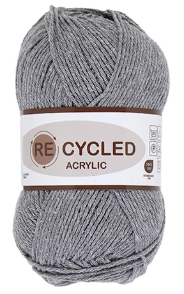 REcycled Acrylic, grå, 100 g, nr. 38