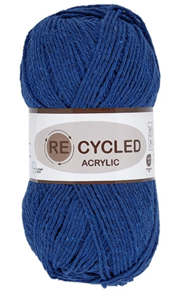 REcycled Acrylic, blå, 100 g, nr. 39