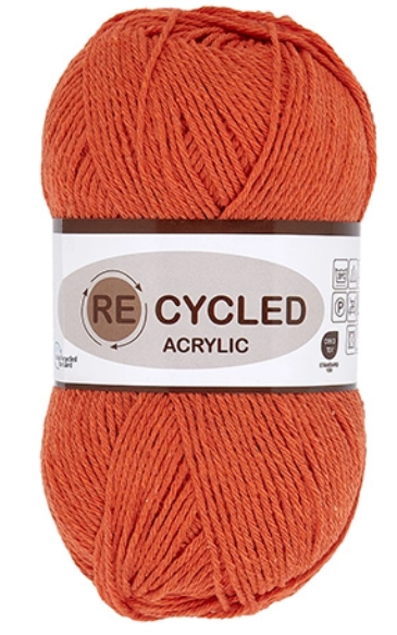 REcycled Acrylic, orange, 100 g, nr. 41