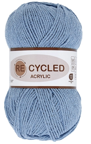 REcycled Acrylic, baby blå, 100 g, nr. 50
