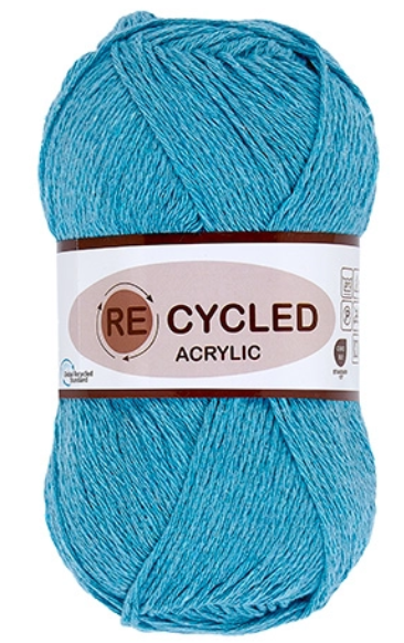 REcycled Acrylic, frisk lyseblå, 100 g, nr. 457