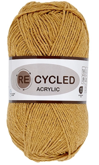 REcycled Acrylic, karry, 100 g, nr. 512