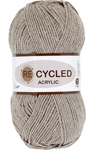 REcycled Acrylic, lys gråbrun, 100 g, nr. 791