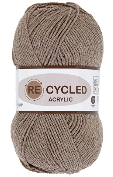 REcycled Acrylic, gråbrun, 100 g, nr. 792