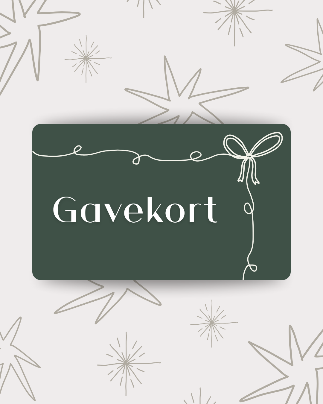 Gavekort på 300 kr til garnelskeren hos Kreamok