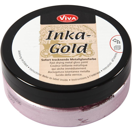 Inka Gold Akrylmaling i Rosenkvarts - 50 ml