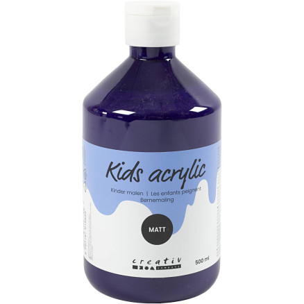 Mat Akrylmaling i Violet - 500ml til Kreativitet