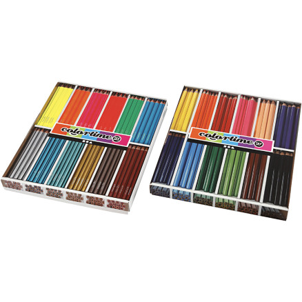 Colortime Farveblyanter, 288 stk. i forskellige farver