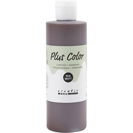 Plus Color Hobbymaling i Chokolade - 250ml Kvalitet!