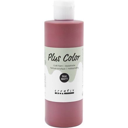 Plus Color Hobbymaling i Antik Rød - 250ml Tilbud!